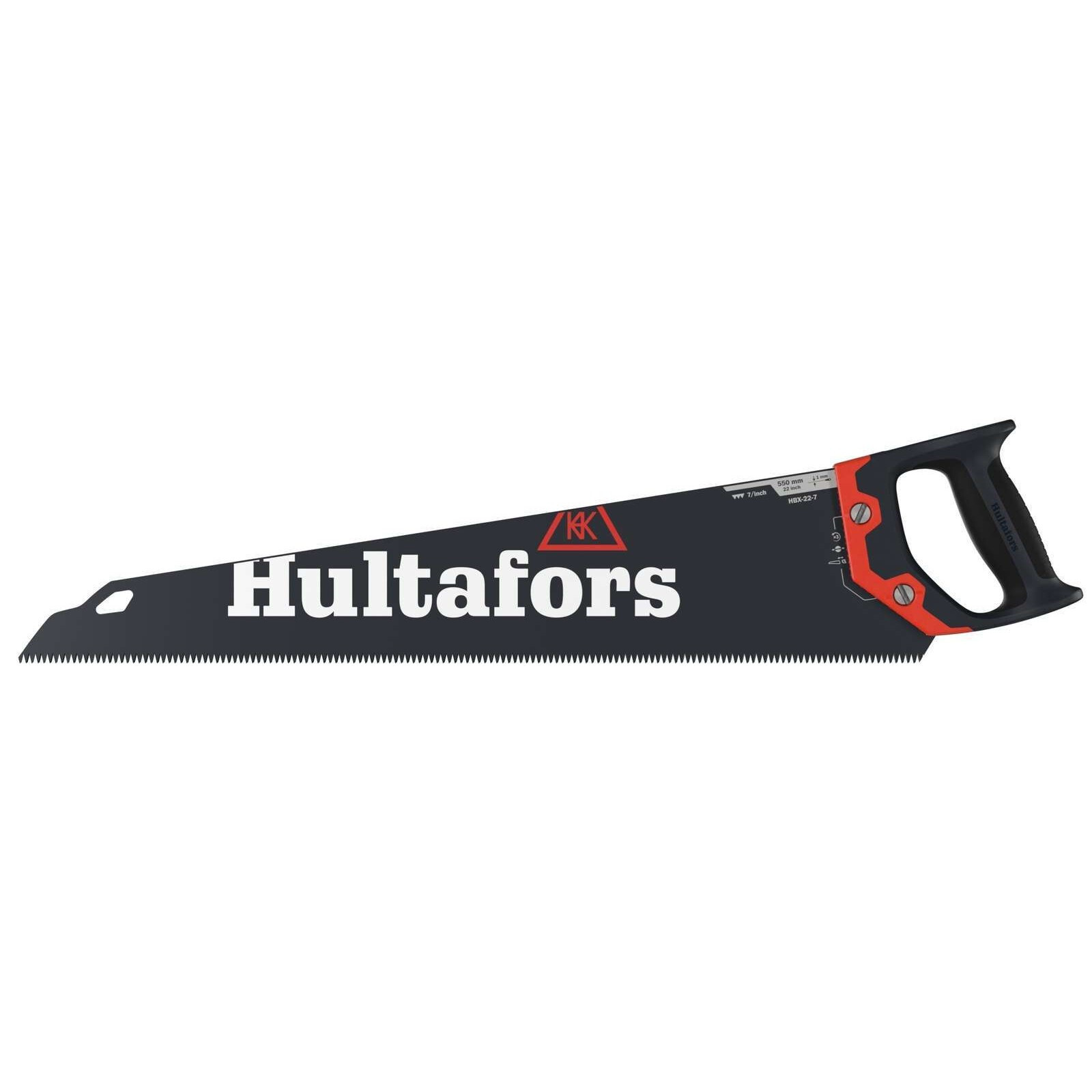 Ručná píla Hultafors HBX - veľkosť: 22-7, farba: čierna/červená