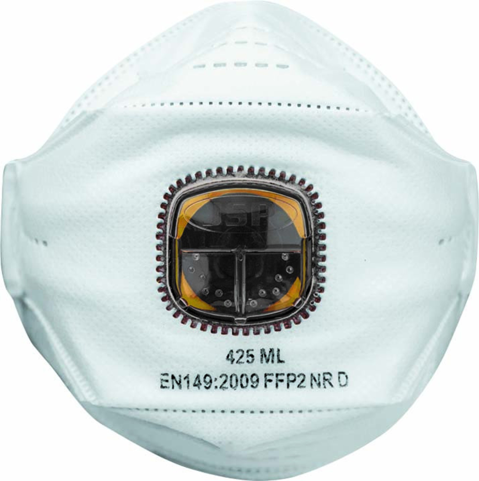 Skladací respirátor JSP Springfit™ 425 FFP2 - farba: biela