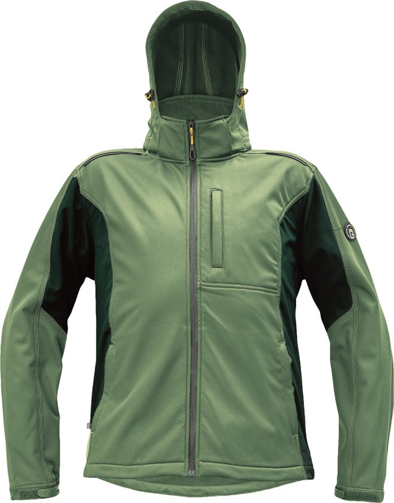 Softshellová bunda Cerva Dayboro pánska - veľkosť: 4XL, farba: machovo zelená