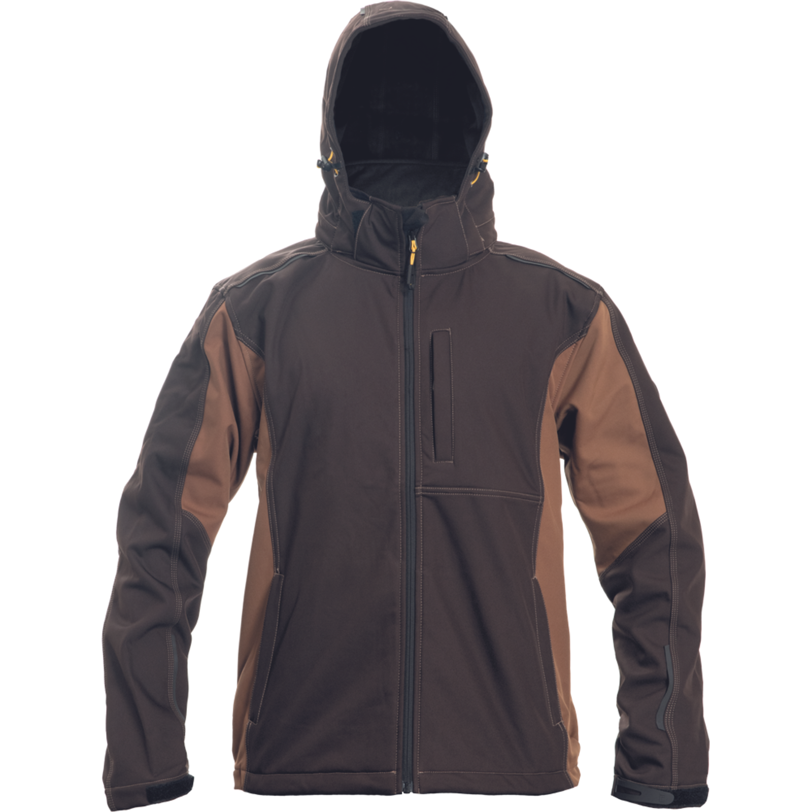 Softshellová bunda Cerva Dayboro pánska - veľkosť: S, farba: tmavo hnedá