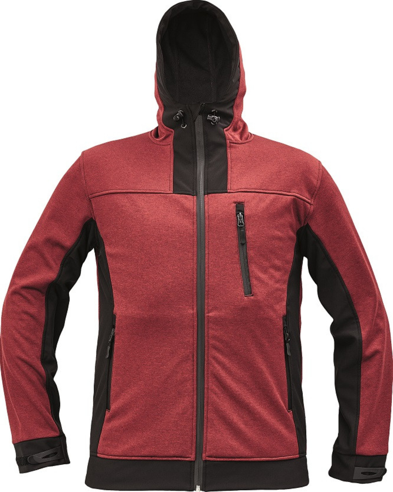 Softshellová bunda Cerva Huyer pánska - veľkosť: L, farba: červená