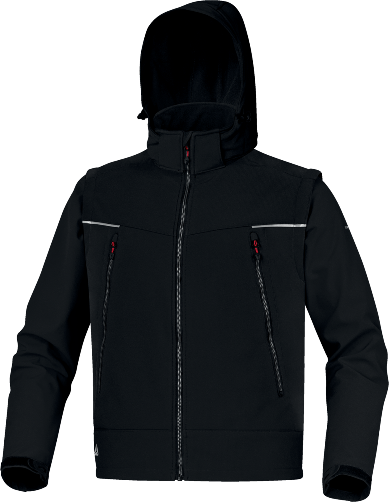 Softshellová bunda Delta Plus Orsa 2v1 - veľkosť: XXL, farba: čierna