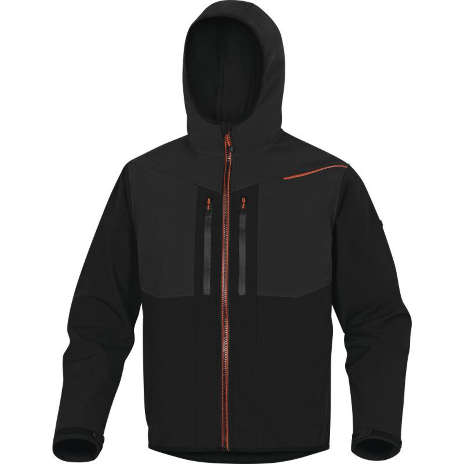 Softshellová bunda Delta Plus Horten2 - veľkosť: M, farba: čierna/oranžová