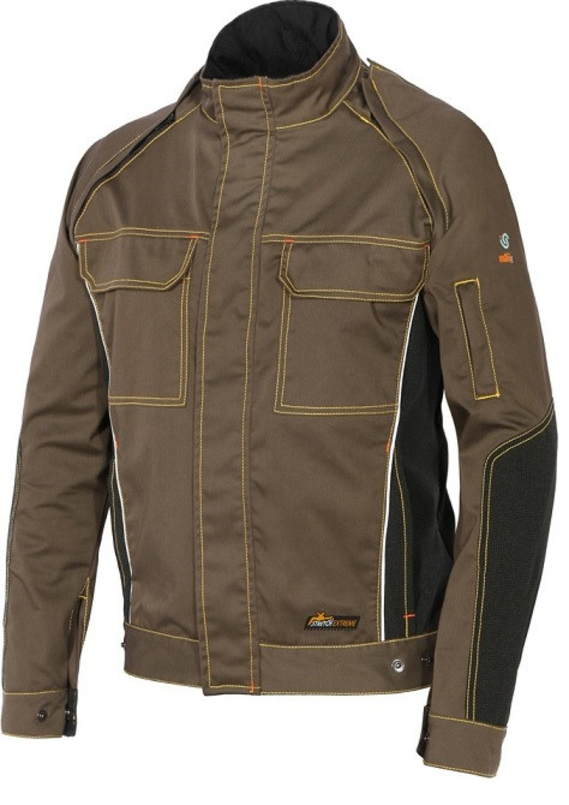 Strečová montérková bunda  ISSA Stretch Extreme 2v1 - veľkosť: XXL, farba: khaki