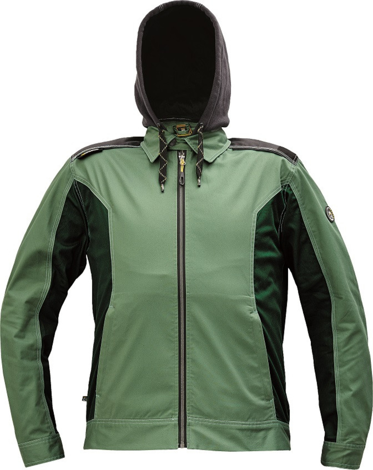 Strečová pracovná bunda Cerva Dayboro - veľkosť: 48, farba: machovo zelená