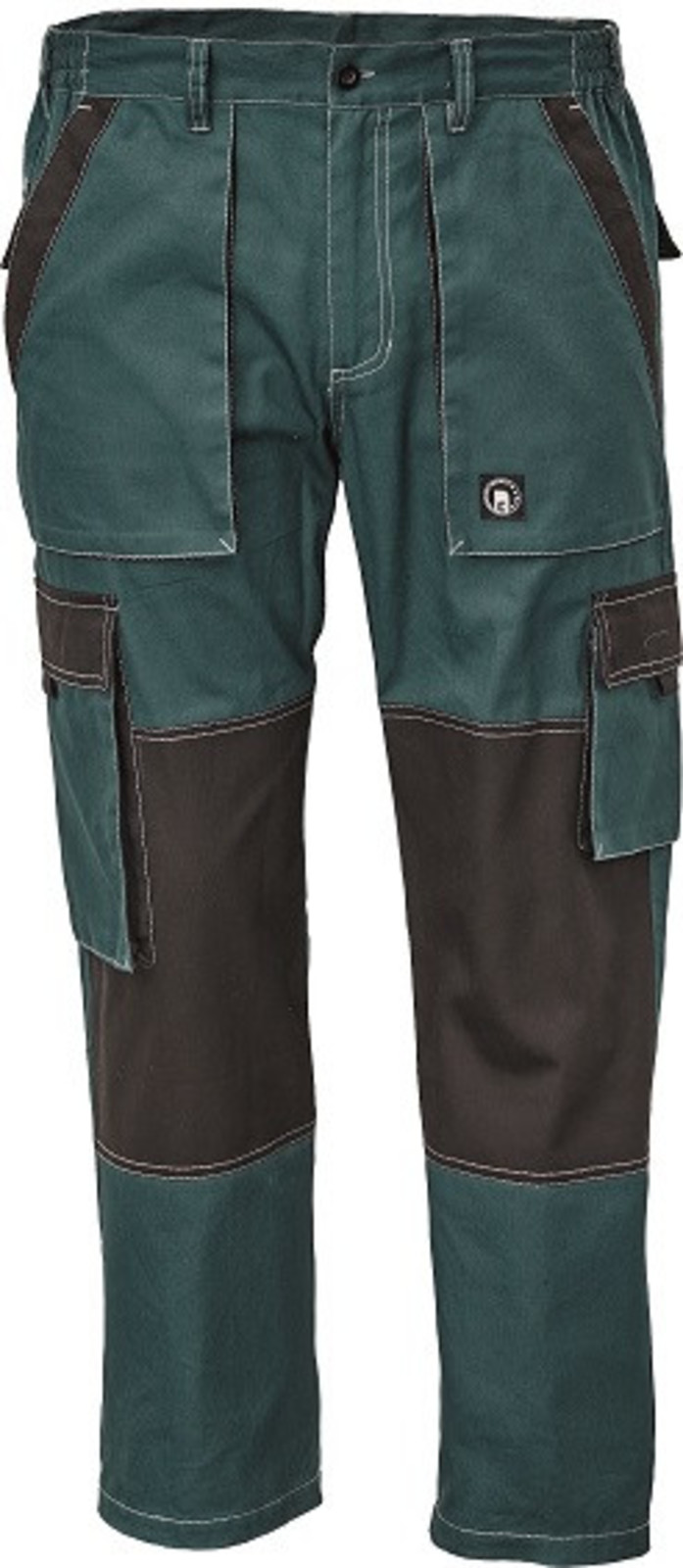 Tenšie bavlnené montérky Max Summer - veľkosť: 50, farba: zelená/čierna