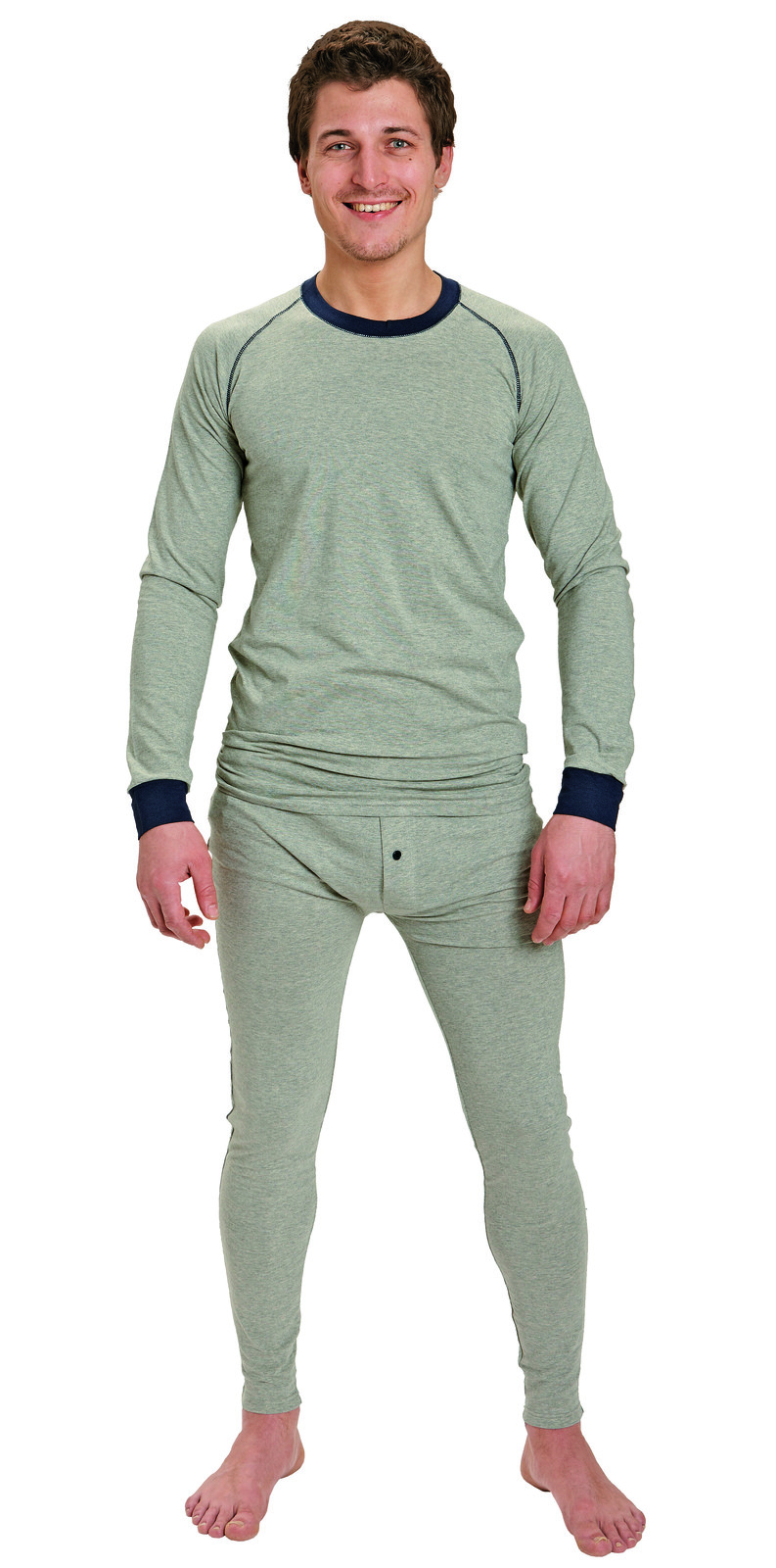 Tričko s dlhým rukávom Lion pánske - veľkosť: XL/XXL, farba: sivá