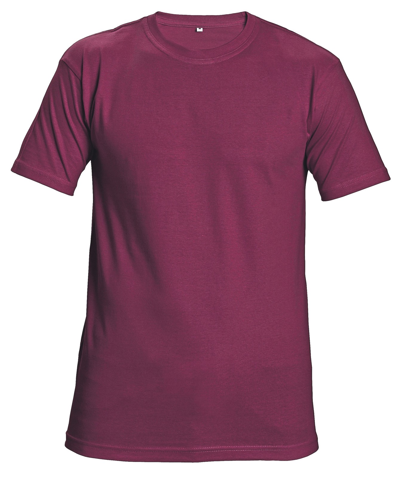 Tričko s krátkym rukávom Teesta unisex - veľkosť: XXL, farba: bordová