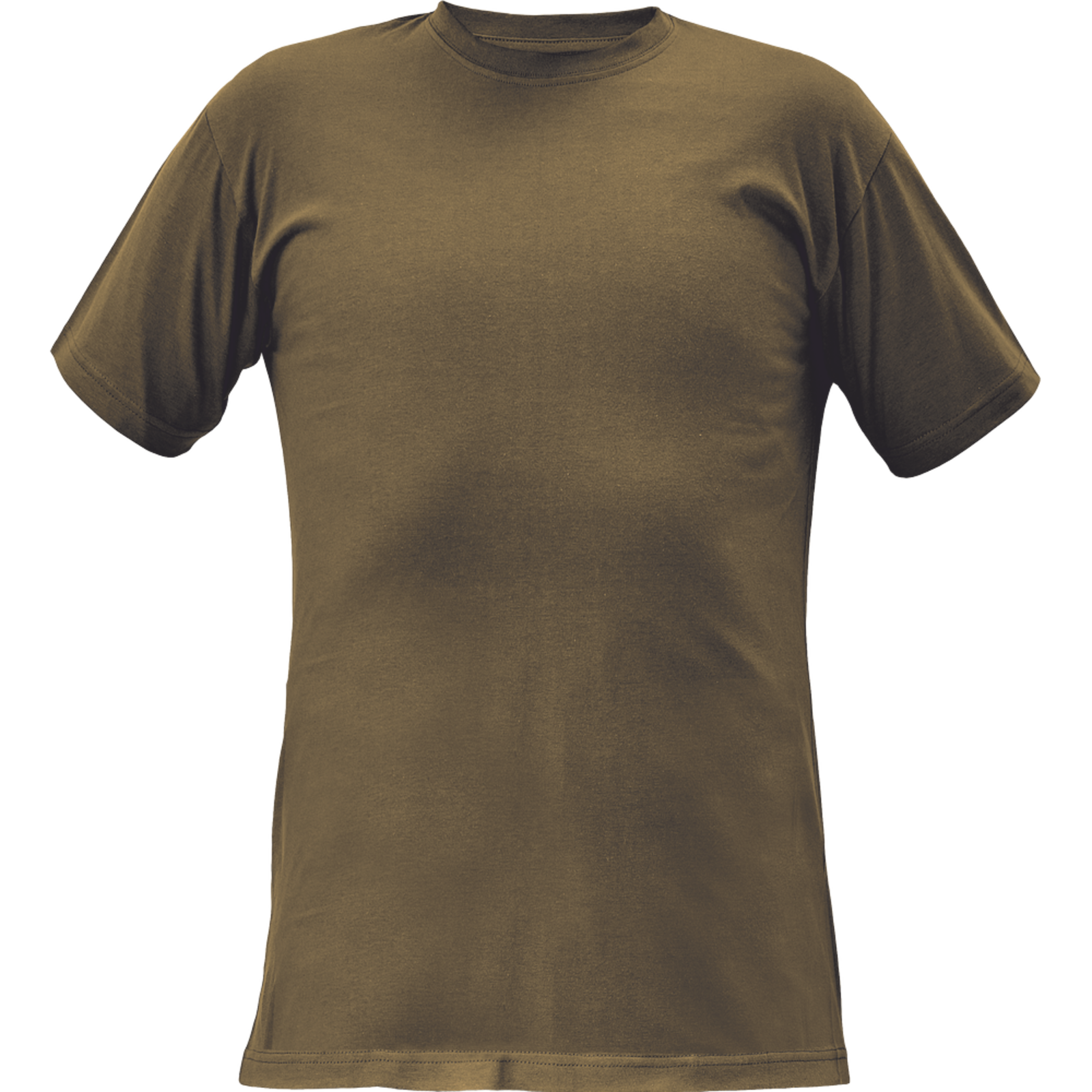 Tričko s krátkym rukávom Teesta unisex - veľkosť: L, farba: olivová