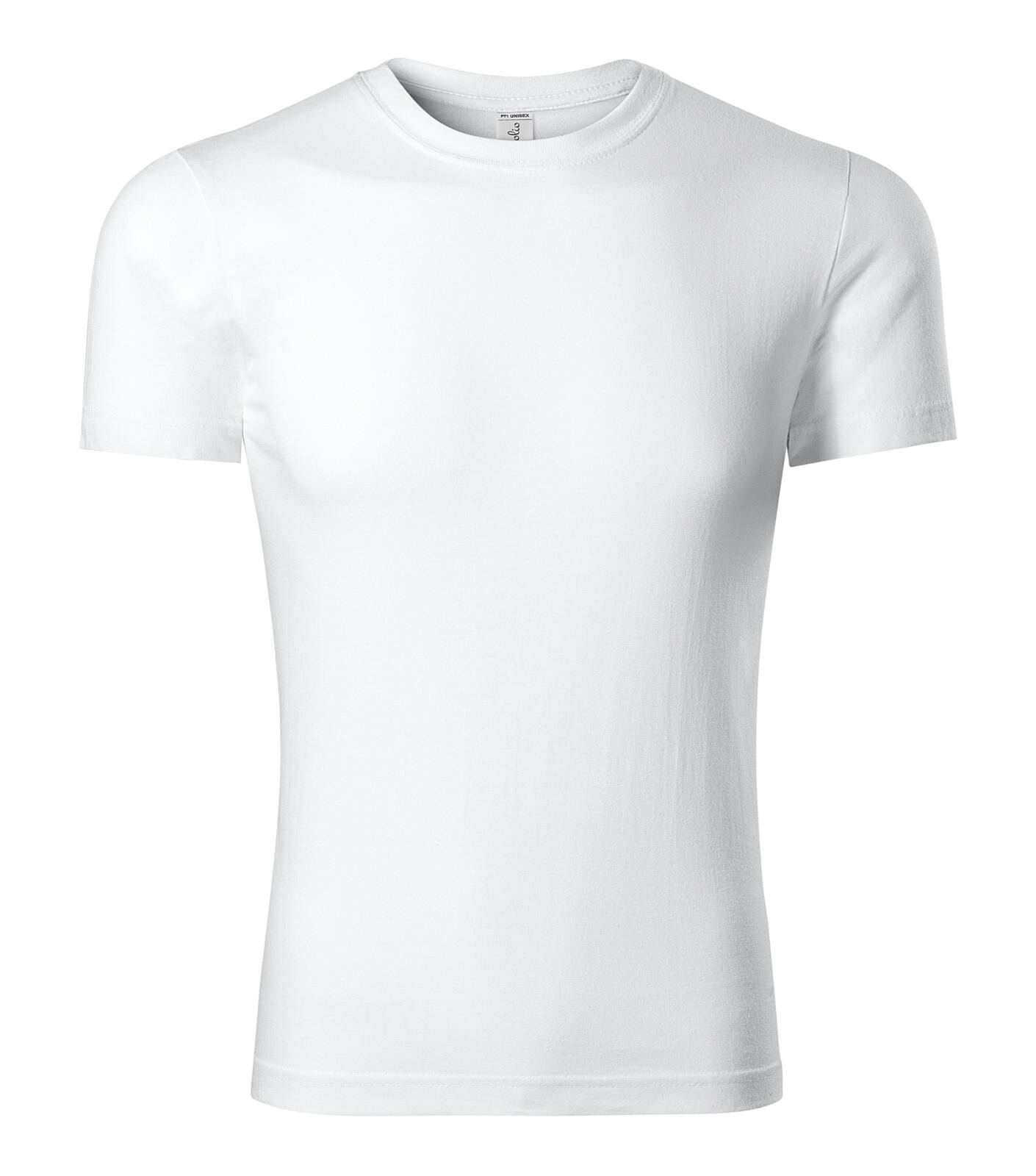 Unisex bavlnené tričko Piccolio Parade P71 - veľkosť: S, farba: biela