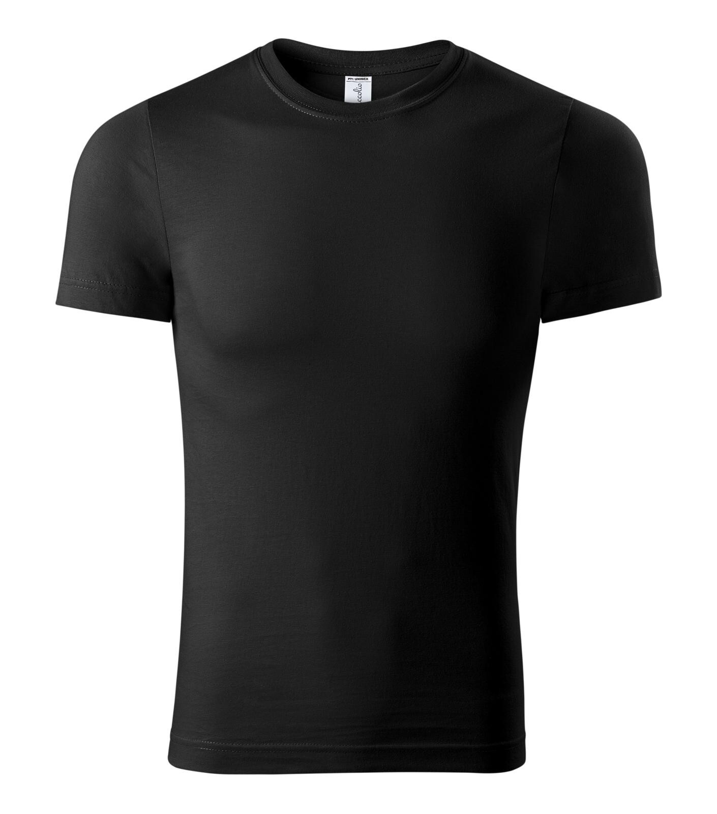 Unisex bavlnené tričko Piccolio Parade P71 - veľkosť: 3XL, farba: čierna