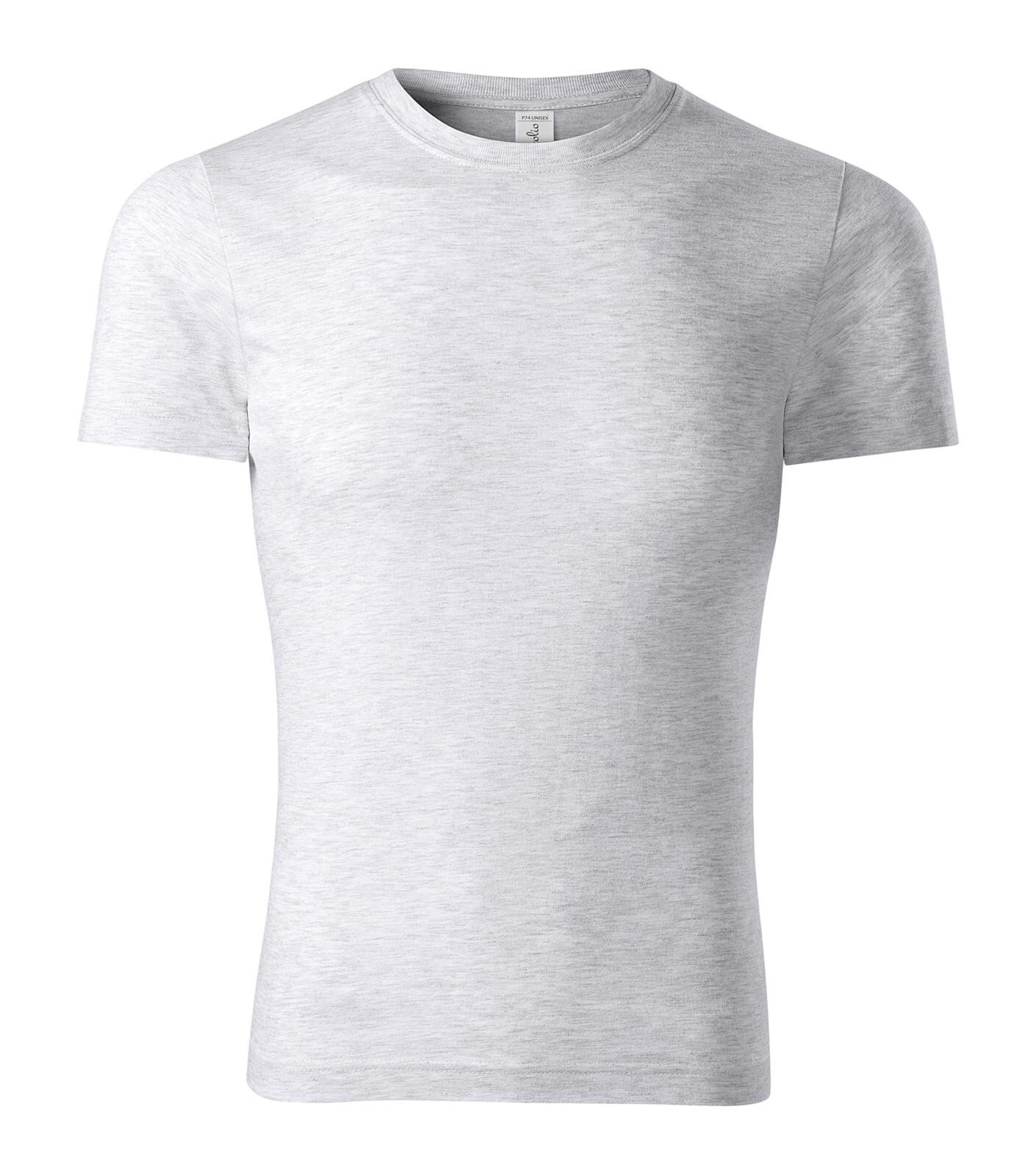 Unisex bavlnené tričko Piccolio Peak P74 - veľkosť: M, farba: svetlosivý melír