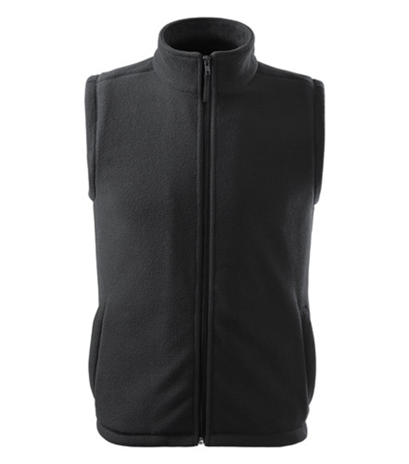 Unisex fleecová vesta Rimeck Next 518 - veľkosť: 3XL, farba: šedá ebony