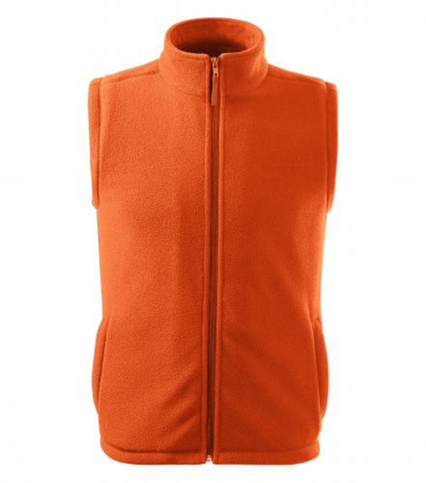 Unisex fleecová vesta Rimeck Next 518 - veľkosť: S, farba: oranžová