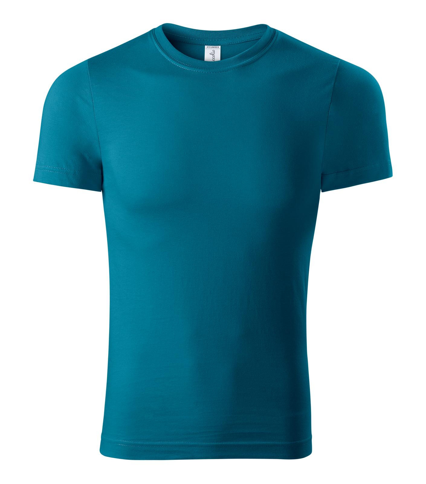 Unisex tričko Piccolio Paint P73 - veľkosť: XL, farba: petrolejová