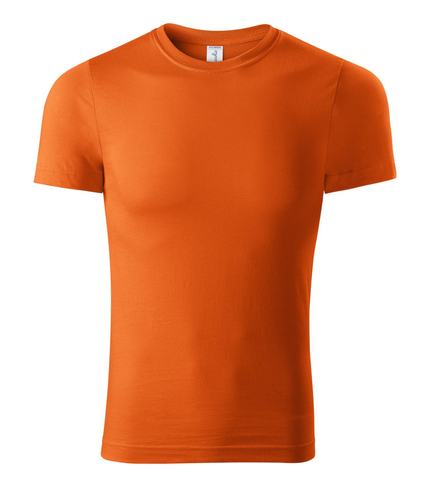 Unisex tričko Piccolio Paint P73 - veľkosť: M, farba: oranžová