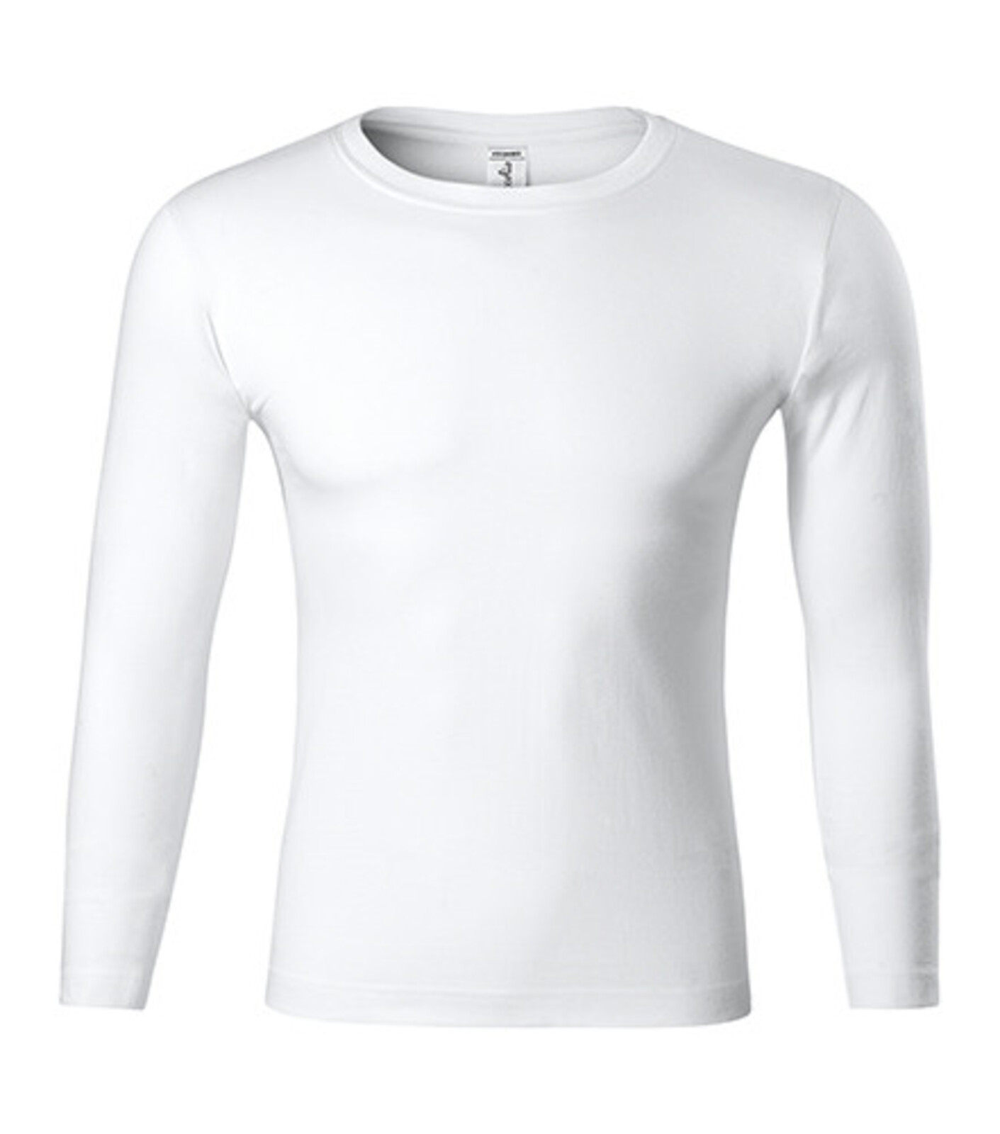 Unisex tričko s dlhým rukávom Progress LS P75 - veľkosť: L, farba: biela