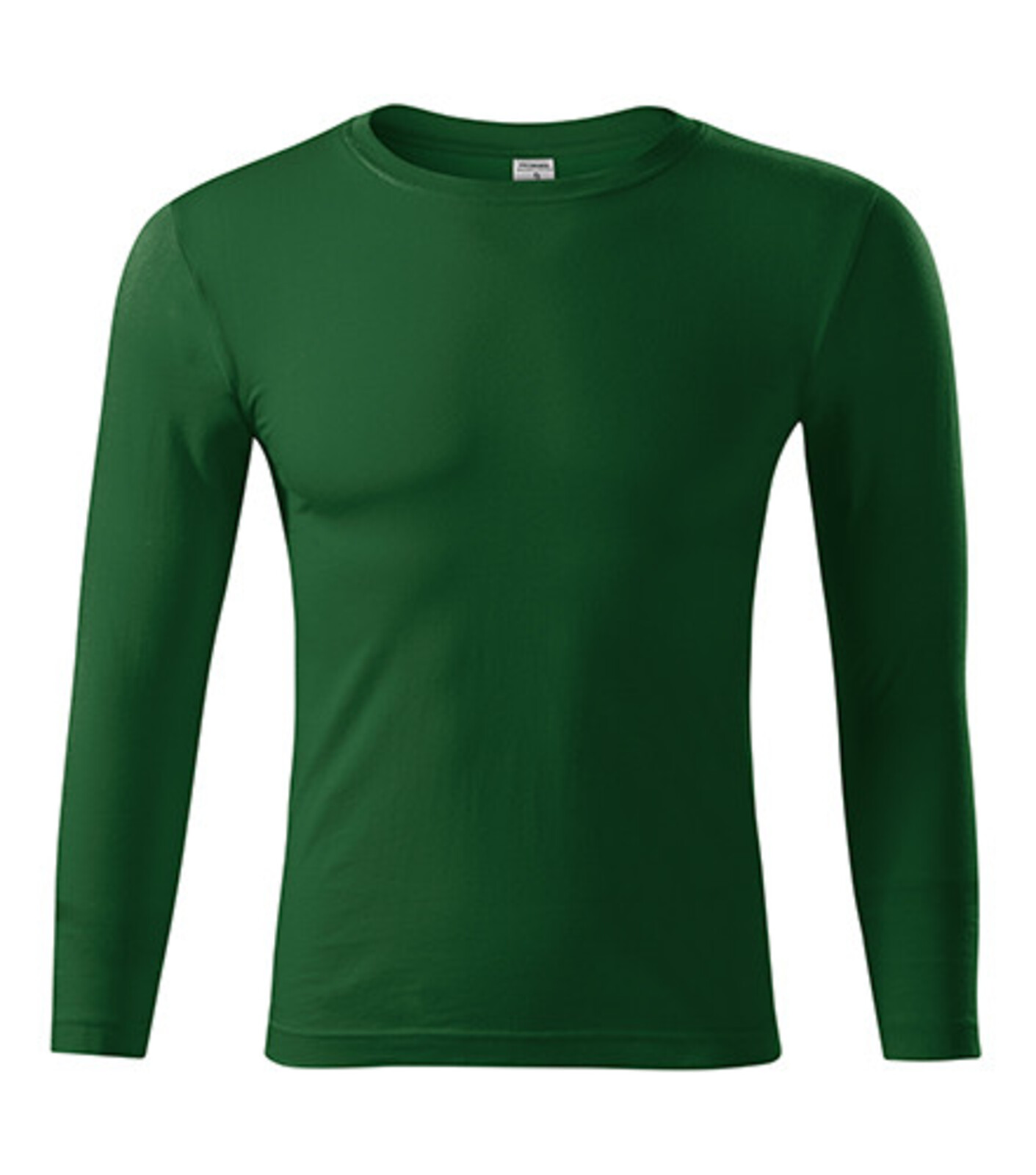 Unisex tričko s dlhým rukávom Progress LS P75 - veľkosť: XS, farba: fľašková zelená