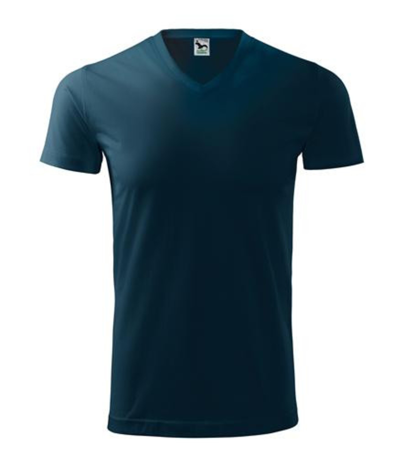 Unisex tričko s V výstrihom Adler Heavy V-Neck 111 - veľkosť: XXL, farba: tmavo modrá