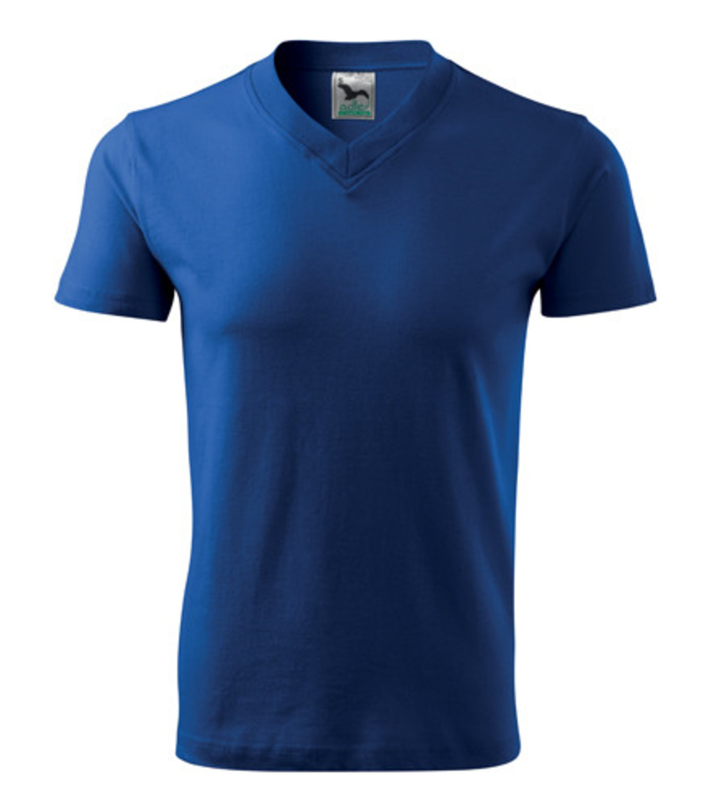 Unisex tričko s výstrihom Adler V-Neck 102 - veľkosť: XL, farba: kráľovská modrá