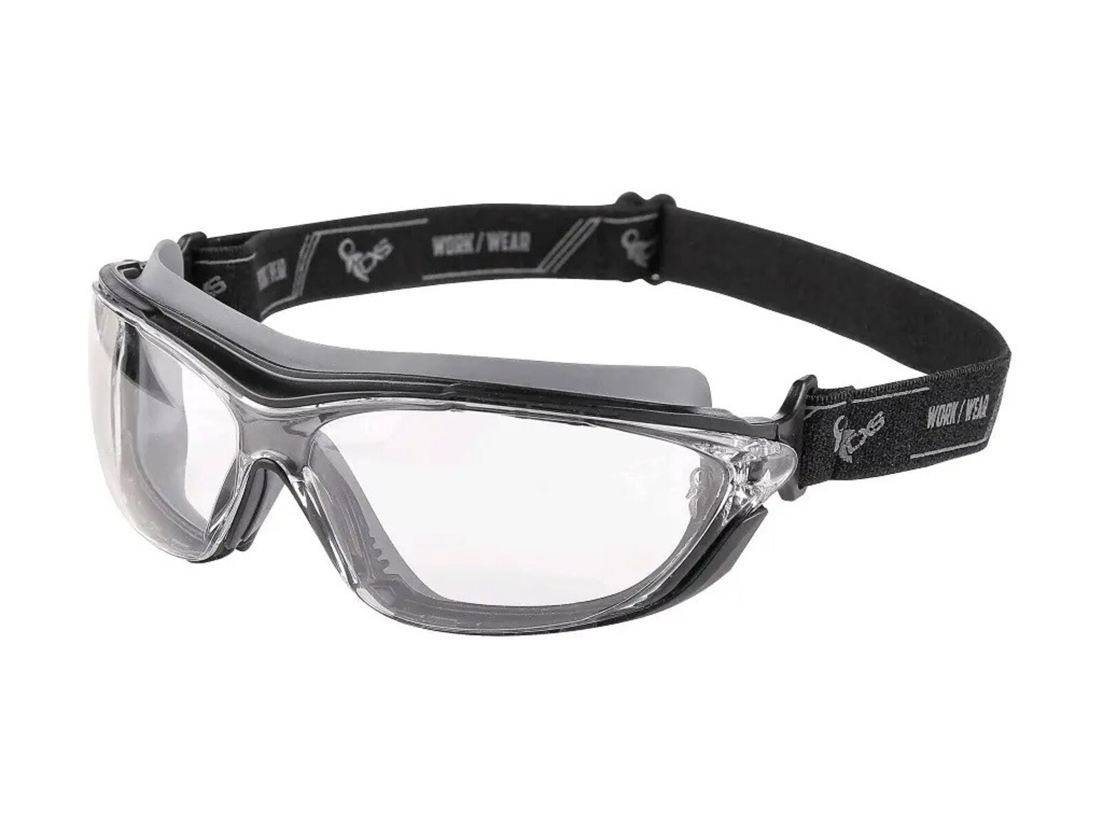Uzavreté hybridné ochranné okuliare CXS Opsis Fors - veľkosť: U23, farba: číra