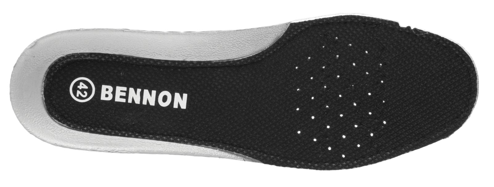 Vložka do topánok WARRIOR Insole  - veľkosť: 46, farba: čierna/sivá