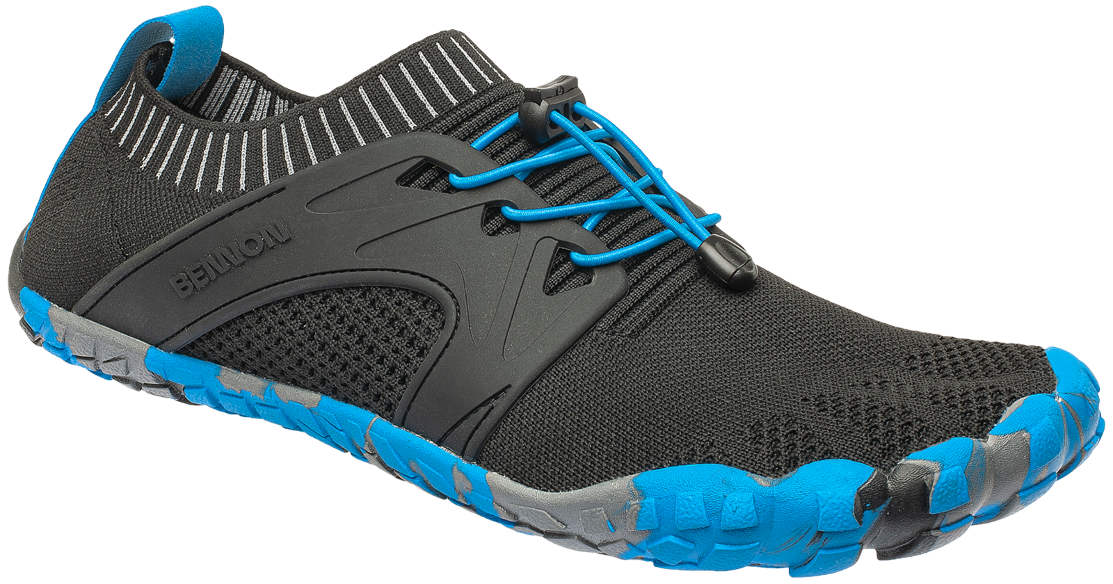 Voľnočasová barefoot obuv Bennon Bosky - veľkosť: 43, farba: čierna/modrá