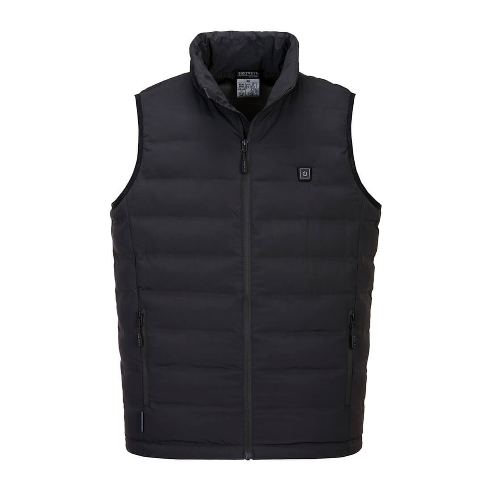 Vyhrievaná zimná vesta Portwest Ultrasonic S549  - veľkosť: M, farba: čierna