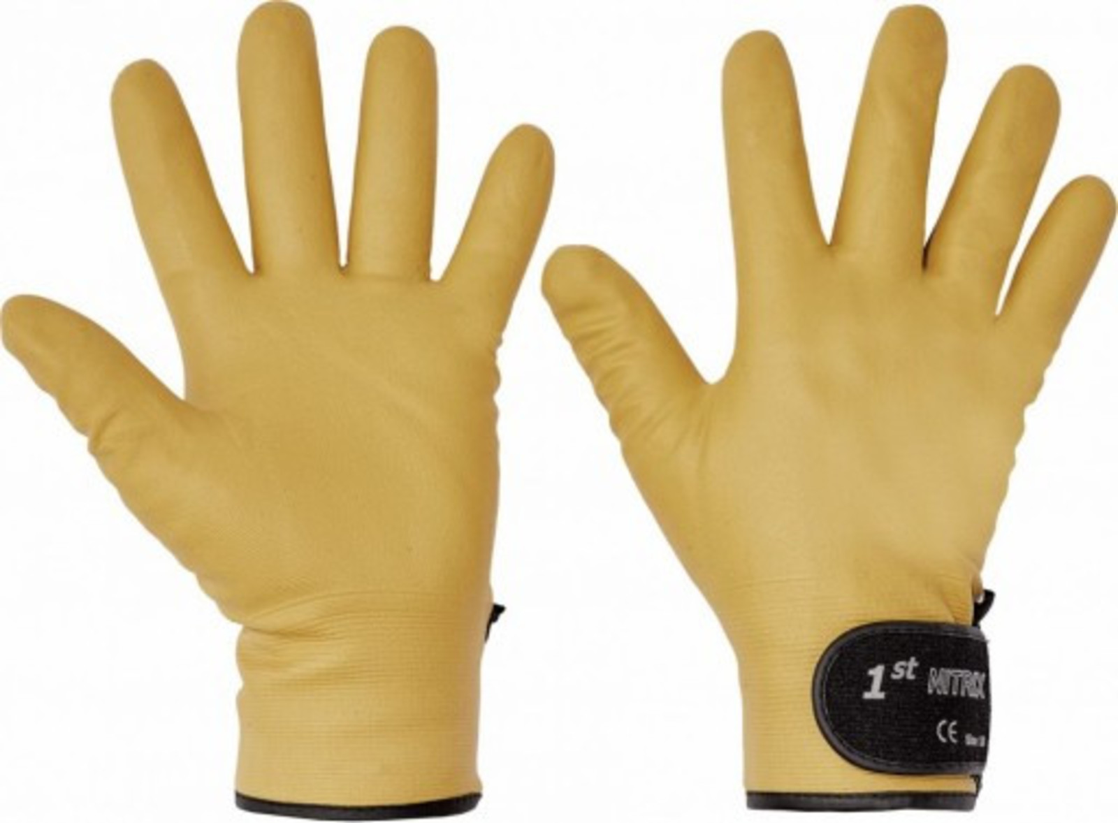 Zateplené protišmykové rukavice 1st Nitrix - veľkosť: 10/XL