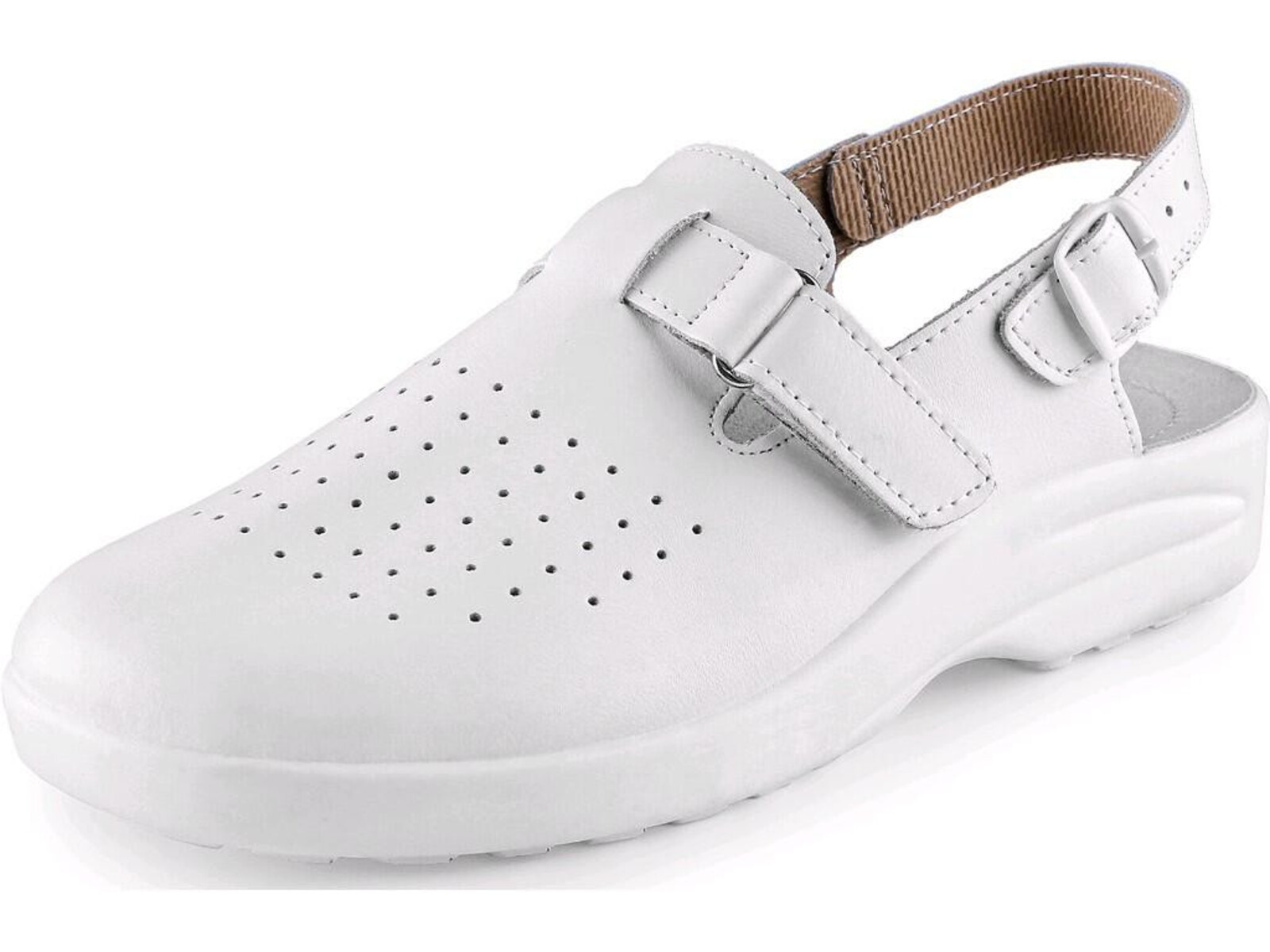 Zdravotné sandále CXS Mika OB E A SRC - veľkosť: 42, farba: biela
