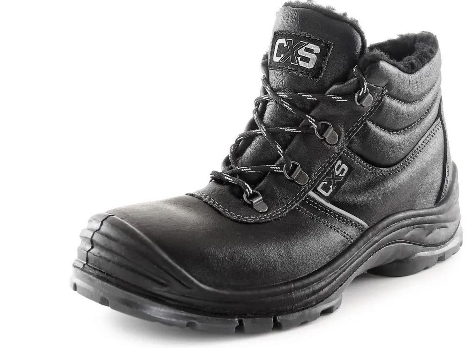 Zimná bezpečnostná členková obuv CXS Safety Steel Nickel S3 - veľkosť: 46, farba: čierna