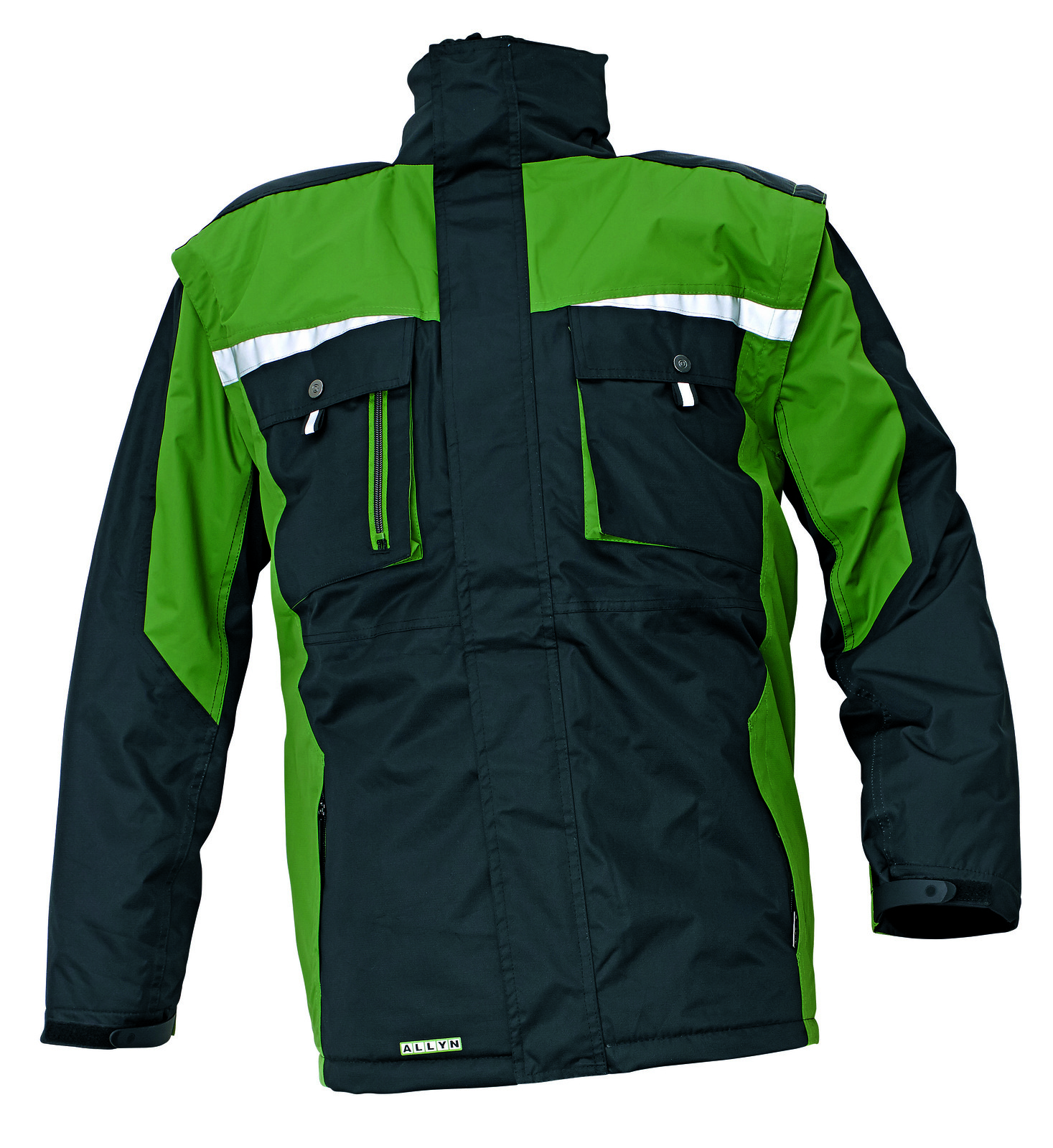 Zimná bunda Allyn 2v1 pánska - veľkosť: L, farba: zelená