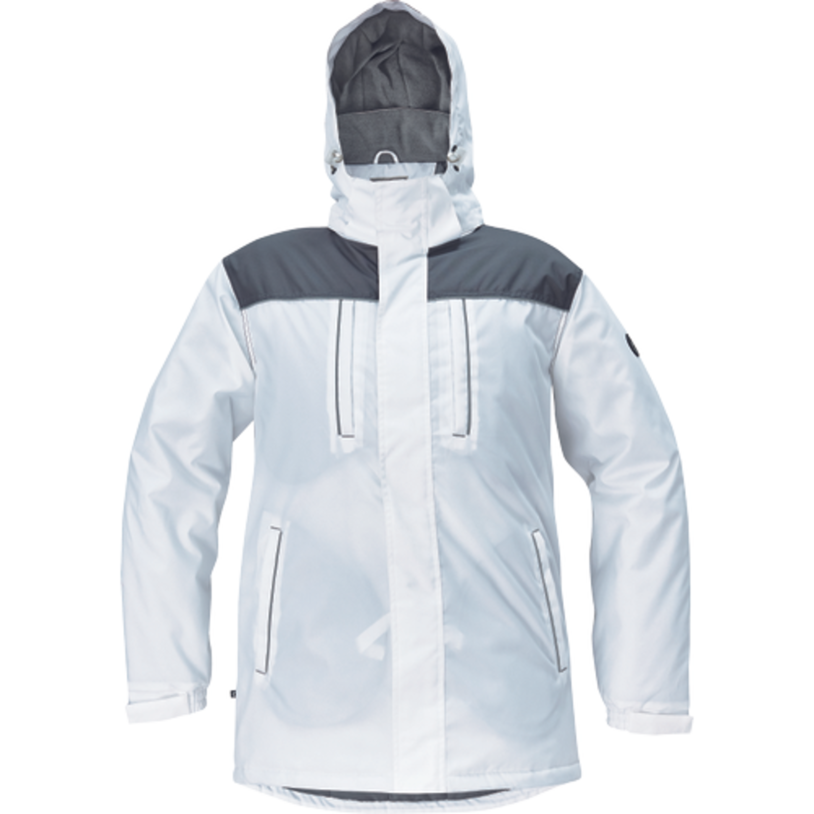 Zimná bunda Cerva Cremorne pánska - veľkosť: S, farba: biela