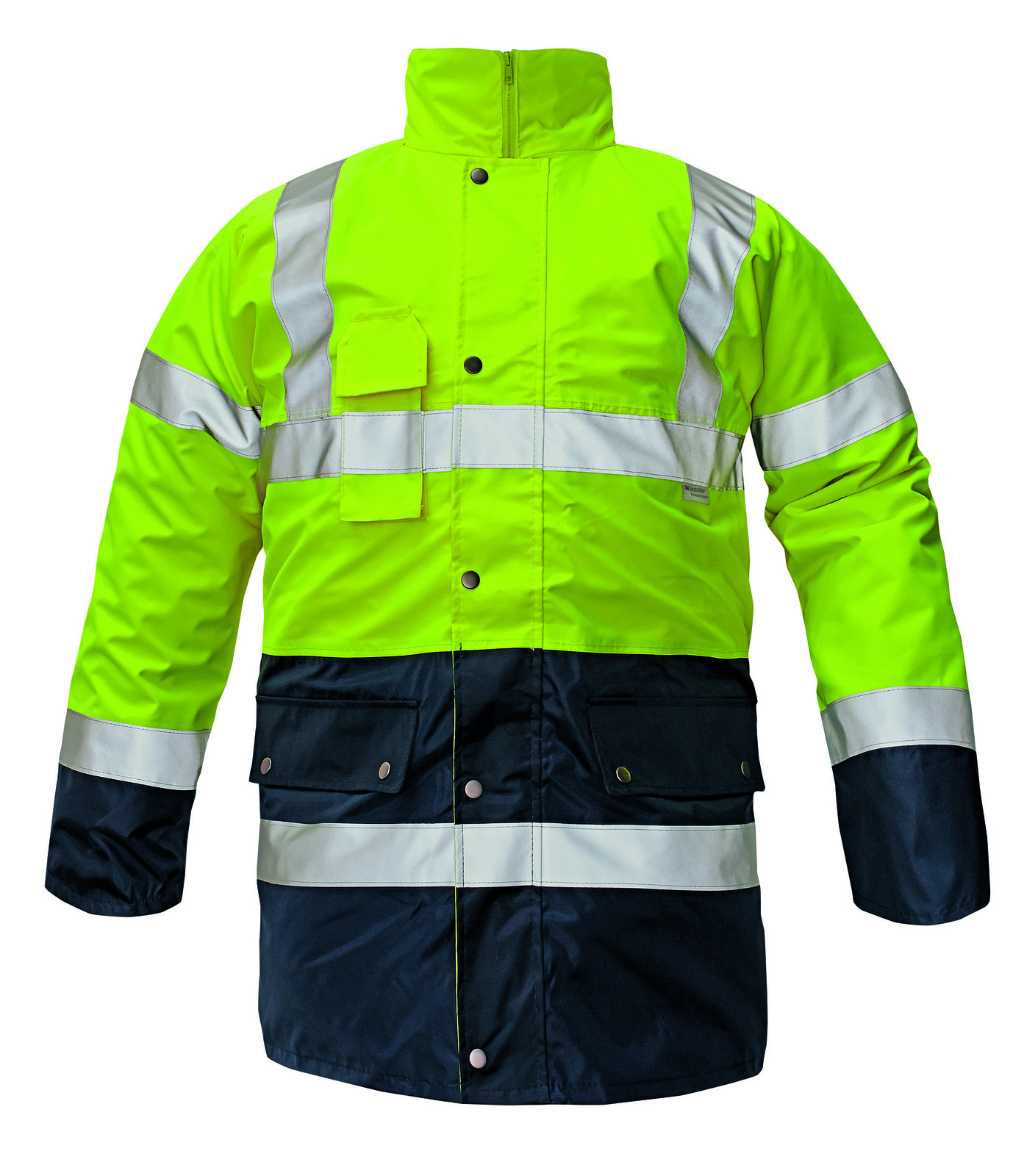 Zimná nepremokavá bunda Biroad 3v1 reflexná - veľkosť: L, farba: žltá