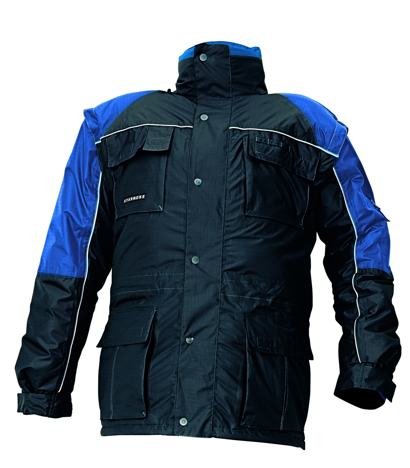 Zimná nepremokavá bunda Stanmore 3v1 pánska - veľkosť: XXL, farba: modrá