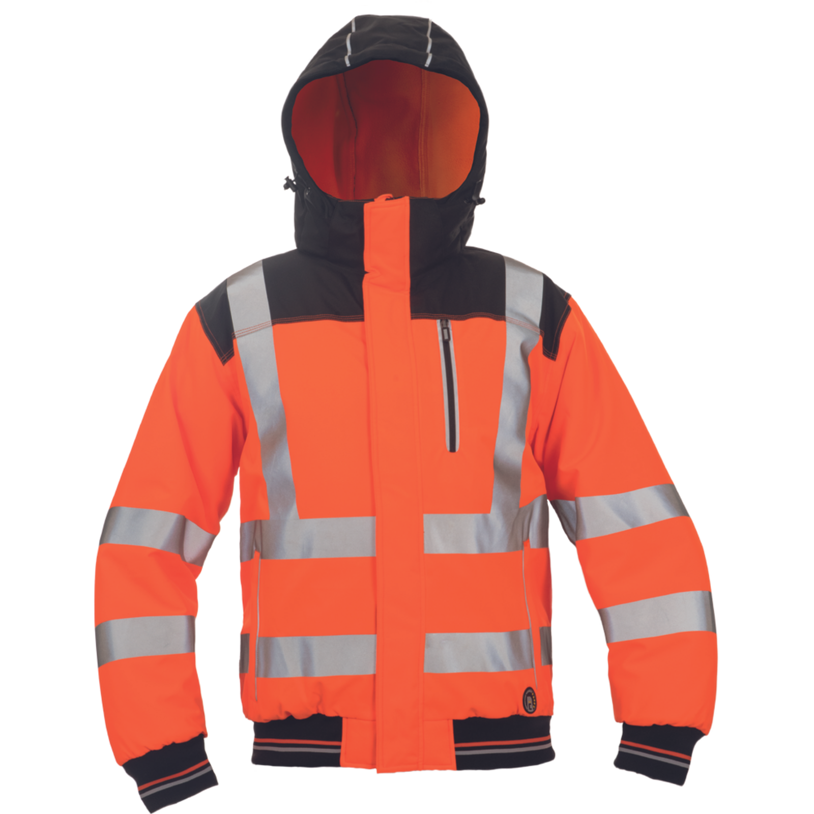 Zimná reflexná bunda Cerva Knoxfield HVPS Pilot - veľkosť: XL, farba: HV oranžová