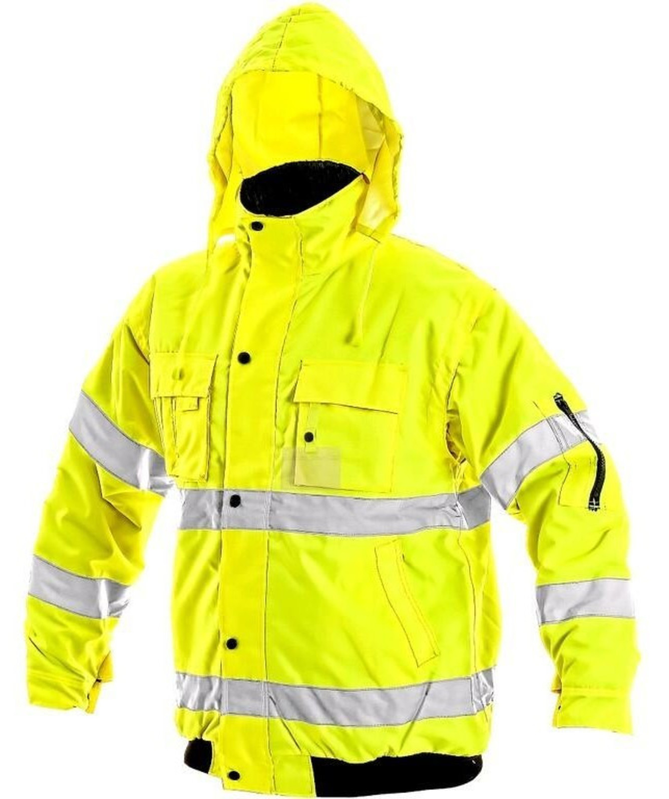 Zimná reflexná bunda CXS Leeds 2v1 - veľkosť: 3XL, farba: žltá