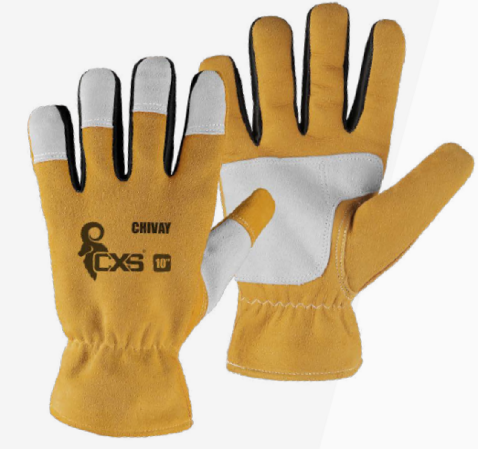 Zimné kožené pracovné rukavice CXS Chivay - veľkosť: 9/L