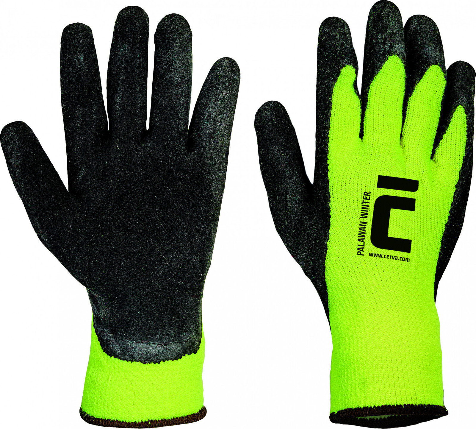 Zimné pracovné rukavice Palawan Winter  - veľkosť: 11/XXL, farba: žltá