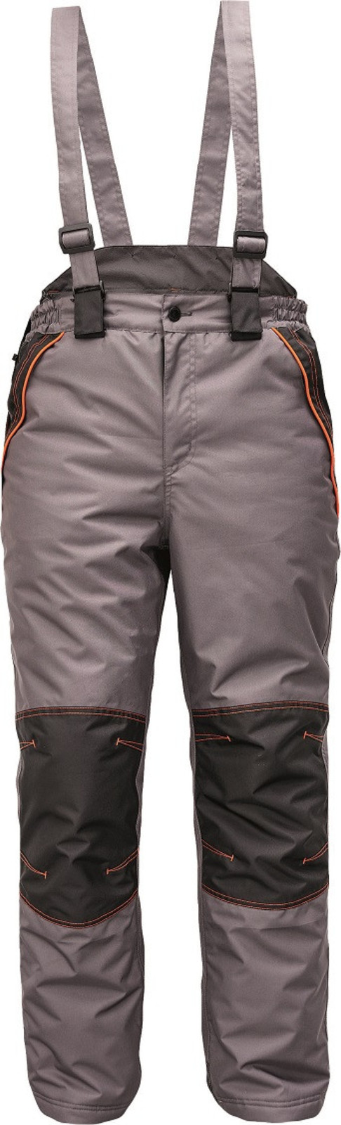 Zimné zateplené nohavice s trakmi Cerva Cremorne - veľkosť: L, farba: sivá