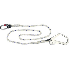 Spletené prameňové lano s karabínami 1,5m Delta Plus LO007150CD