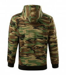 Maskáčová mikina Adler Camo Zipper C19