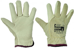 Zimné kožené pracovné rukavice Heron