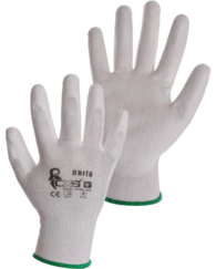 Pracovné rukavice CXS Brita biele
