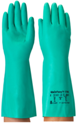Protichemické pracovné rukavice Ansell 37-695 SolVex 38cm 