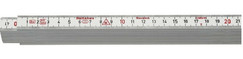 Laminátový skladací meter Hultafors 2m biely (10 lamiel)