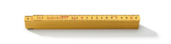 Laminátový skladací meter Hultafors 1m žltý (10 lamiel)