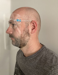Protivírusový štít na tvár s okuliarmi OT19