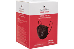 Čierny respirátor FFP2 Naab Black XGM-95 