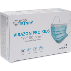 Detské jednorazové chirurgické rúško Hygotrendy Virazon Pro Kids 25ks